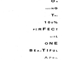 On Seeing the 100% Perfect Girl One Beautiful April Morning (1981) - Book Review